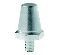 Uhlsport UHL League Aluminium Rugby Studs - Silver/Silver, 17 mm