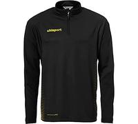 Uhlsport Uhlsh Men Score 1/4 Zip Top Men's Sweatshirt - Black/Fluo Yellow, XX-Large