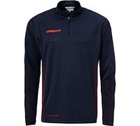 Uhlsport Uhlsh Men Score 1/4 Zip Top Men's Sweatshirt - Marine/Fluo Red, XX-Large
