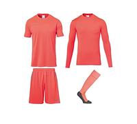 Uhlsport Uhlsh Men Score Goalkeeper Set Men's Goalkeeper Set - Fluo Red/Grey, XX-Large