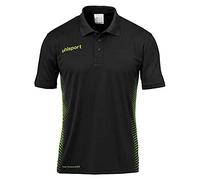 Uhlsport Uhlsh Men Score Polo Shirt Men's Poloshirt - Black/Fluo Green, Small