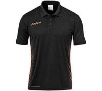 Uhlsport Uhlsh Men Score Polo Shirt Men's Poloshirt - Black/Fluo Orange, XXX-Large