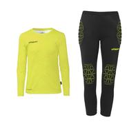 uhlsport Unisex Prediction Goalkeeper Junior Jersey Set, Fluo Yellow/Black, 152 EU