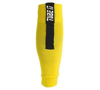 Uhlsport Unisex Tube It Sleeve Socks - Lemon Yellow/Black, Size 41-44