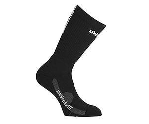 Uhlsport Unisex Tube It Socks - Black/White, Size 28-32