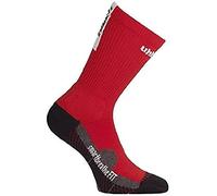 Uhlsport Unisex Tube It Socks - Red/White, Size 37-40