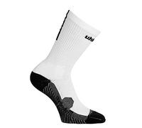 Uhlsport Unisex Tube It Socks - White/Black, Size 41-44