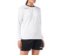 uhlsport Women's Match (Shirt & Shorts) LS Team Kit, White (White/Black), XS