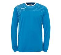 uhlsport Women's Match Team Kit (Shirt & Shorts) Ls, Cyan/White, XXL