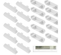 UHMC 20 Pcs Weep Hole Covers, Window Drainage Cover Caps Window Sill End Caps Replacement Drainage Caps Windows Sill Cover Hole Drainage Covers for UPVC Windows(White)