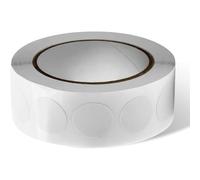 UHMC Round Sticky Labels, 1000 Pcs Circle Stickers 19mm Small Dot for Coding, Price, Canning - White Adhesive Labels