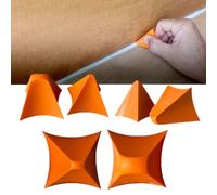 UHMC Silicone Tool, 4PCS Applicator Tool for Kitchen/Bathroom, Reusable Silicone Smoothing Caulking Tool 3/6/10/16mm Caulking Tool Wall Joint, Floor