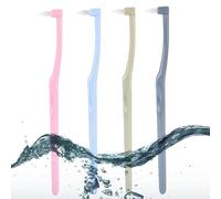 UHMC Single Tufted Toothbrush, 4 PCS Wisdom Toothbrushes, Interspace Toothbrush, Orthodontic Toothbrushes, Toothbrush for Braces, Wisdom Interdental Brushes for Orthodontic Detail Cleaning