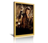 UHMVVT Movie Resident Evil Poster27 Retro Framed Decorative Painting And Art Picture Print Modern Family Bedroom Decor16x24inch(40x60cm)