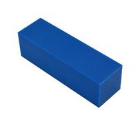 UHMW Tapping Block Ultra High Molecular Weight Polyethylene Rectangular Solid Plastic Blocks for Machining Home Improvement DIY Projects（Blue，2.4 * 2.4 * 8 in）