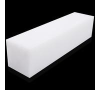UHMWPE Ultra High Molecular Weight Polyethylene Tapping Block for Engineering, Flooring, DIY, Nylon Blocks Plastic Rectangular Solid Bar for Machining Home Improvement (1, 2.3" x 2.3" x 10")