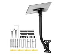 Uhngw Antenna Mounting Brackets,Flexible Angle Internet Dish Holder Rod | Windproof Satellite Mounting Bracket - for Outdoor Weather Station WiFi Extender Wall Eave Roof RV House
