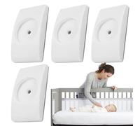 Uhngw Baby Gate Extender,Wall Bumpers Mounted Guard 4X | Anti-Slip Home Doorstop Kit, Children Safety Protector for Kids Pets