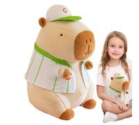 Uhngw Capybara Stuffed Animal | Capybara Plush Toys - Character Design Collection Bed Companion for Travel Mental Health Support Holiday Birthday Nursery Home Decor