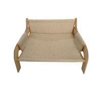 Uhngw Cat Hammock Bed - Elevated Pet Sofa Cat Couch Bed - Breathable Raised Sleeping Furniture Pet Supplies for Indoor Outdoor Bedroom Living Room Summer Puppy Kitten