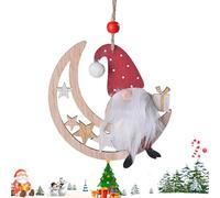 Uhngw Christmas Ornaments - Christmas Tree Decorations | Cartoon Crafts Wood for Living Room Bedroom Car Rearview Garden Gate Entrance Door Handle Kids Room Wall