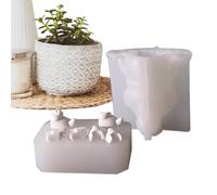 Uhngw Christmas Resin Molds, Christmas Epoxy Casting Mold, Festive Seasonal Holiday Art Craft Moulds for Polymer Paste Aromatic Wax Epoxy Casting Aromatherapy