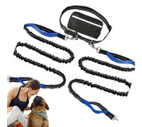 Uhngw Dog Tie Out Cable,Recall Training Nylon Reflective Dog Cable | Heavy Duty Nylon Doggy Lead with Storage Bag Pet Supplies for Runner Outside Backyard