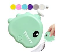 Uhngw Dog Toenail Grinder - 40db 3 Modes Adjustable Dinosaur Shape Electric Nail Grinder - Low Noise Cordless Gentle Grooming Tool for Puppy Kitten Paw File
