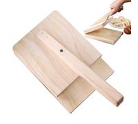 Uhngw Dumpling Maker Press, Wooden Press Tool, Skin Maker Mold for Preparing Wontons Creating Ravioli Cooking Home Holiday Meals Family Gatherings