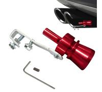 Uhngw Exhaust,Rustproof Aluminum Alloy Lightweight Exhaust Sound Enhancer | Turbo Sound Exhaust Muffler, Tailpipe Blow Off Valve Accessories, Automobile Resonator for SUV Car