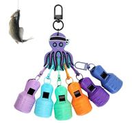 Uhngw Fishing Hook Covers Small,Cuttlefish Lure Jig Wrap - Waterproof Portable Fishing Accessories for Sea Saltwater Boat Tournament Preparation Fishermen Anglers Adults