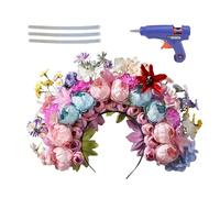 Uhngw Flower Headband | Ethnic Women Headbands | Flower Crown for Women Girls, Flower Headbands Making Kit, Bride Bridesmaid Wedding Headdress