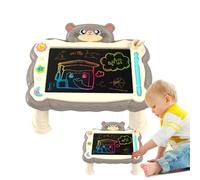 Uhngw LCD Writing Pad | Sketch Pad for Children - Reusable LCD Writing Tablet with Stand Learning Tool Art Supplies for Home, School, Travel