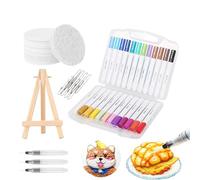 Uhngw Magic Foam Texture Painting, Magic Paint, Foam Texture Painting Paper Drawing Set,Art Projects Sensory Toys, Interactive Learning Games 3D Crafting Supplies Artwork for Boys Girls