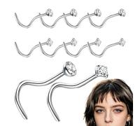 Uhngw Nose Piercing Stud - Nasual Piercing Jewelry Pin,Nose Studs Jewelry - for Daily Leisure Commuting School Party Gathering Travel Vacation