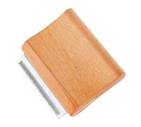 Uhngw Pet Hair Removal Tool - Ergonomic Wood Groom Brush,Hair Deshedding Brush Dog Undercoat Comb Effective For Short & Long Hair, Dirt - Ideal For Dogs, Cats, Horses
