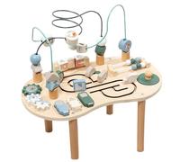 Uhngw Sensory Table | Baby Standing Activity Center - Wooden Desk Learning Toy for Boys Girls Outdoor Birthday Holiday Christmas Family Friends