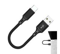 Uhngw USB C Cable - 25cm Extra Long USB C Cable Phone Charger Wire | Fast Charging Long Data Transfer Braid Portable Charger Cord for Laptop Computer Office