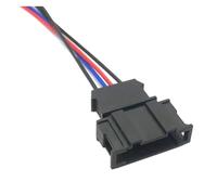 UHNYTRV 1/5/10/20 Sets 4 6 Pin Door Woofer Plug Brake / Tail / Connector 191972716 Cable 4D0972704 With 15 Cm Wire(4p male,1 set)