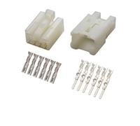 UHNYTRV 1/5/10 Sets 6 Pin Automobile 2.3(090) Male Female Connector Audio Modified Wiring Plug Applicable To Car 7122-1360 7123-1360(6p female male,5 SETS_6P)