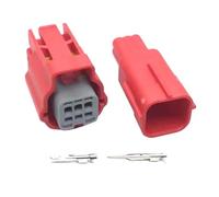 UHNYTRV 1 / Red 6 Pin Male Or Female Car OBD Diagnostic Plug Auto Universal Socket Automotive Connector MWTPB-06-1A-R Protection Cover(Male female)