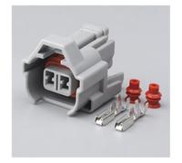 UHNYTRV 1 Set Nippon Denso 2 Pin Waterproof Male Female Top Slot Fuel Injector Connector Plug Socket 6189-0060 DJ7024Y-2-21(Follow me cheaper-01,5 sets)
