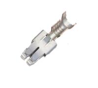 UHNYTRV 20 Pcs AMP Tyco 6.3 MM Brass Female Crimp Fuse Box Terminal Auto Wire Connector Pins G215 / 927839-1(50 Pcs)