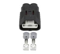 UHNYTRV 5 Sets 2 Pin MG642928 Suitable For Car Fan Plug, High Current Waterproof Connector, Sheath With Terminal