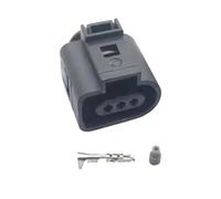 UHNYTRV 5 Sets 3 Pin Way Waterproof Electrical Wire Connector Applicable To A4 A6 Temp Auto Sensor Plug Repair Kit 1J0973803 1J0973703(3p female)
