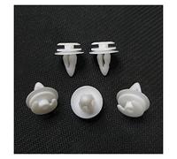 UHNYTRV 50Pcs Auto Fastener Door Trim Panel Clips Push-Type Plastic Rivet Retainer 9mm Hole 51411973500 Compatible 3 5 7 E36 E34 E32 E39 M5
