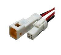 UHNYTRV Jst-02r Motorcycle Low Current Plug 2p3p4p6p8p Mini Automobile Harness Waterproof Connector Male Female Butt Socket03t-jwpf-vsle(2p strip line,5sets)