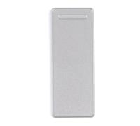 UHOLDZU Slim Switch Cover for Philips Dimmer Remote V1 Hue Light Bulb Switch Remote, Invisible Design Aluminum Remote Holder for Hue Dimmer Switch Remote Wall Plate Replacement - Silver