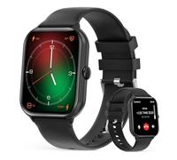 UHOOFIT Smart Watch for Women Men Answer Make/Call,1.95" HD Touch Screen Fitness Watch with Sleep Heart Rate Monitor, 100+ Sports Modes, IP67 Waterproof Activity Trackers for Andriod iOS (Black)