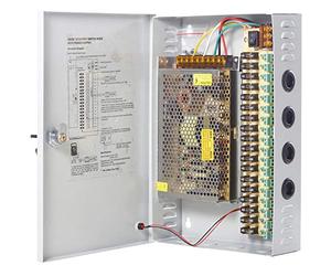UHPPOTE 18CH Channel Power Supply Box PTC Fuse CCTV Camera Distribution DC12V 20A Output
